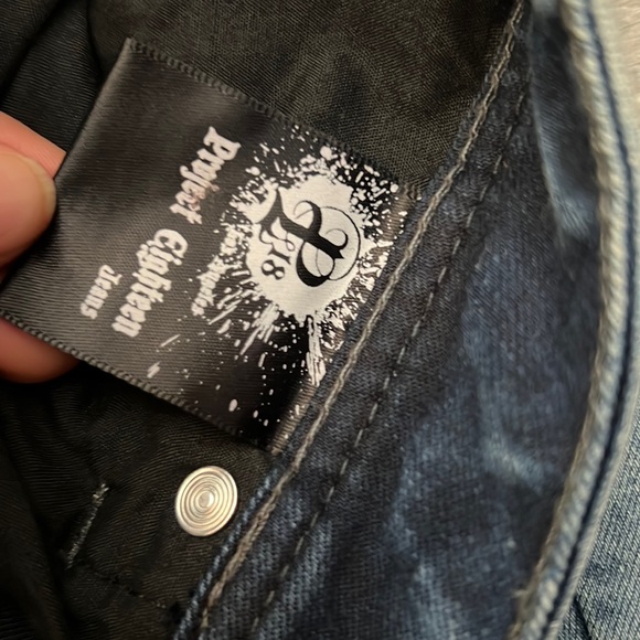 Project 18 NWT Booty lifting blue jeans 26/5 Labella 
Skinny Mid rise unisex - Picture 5 of 15